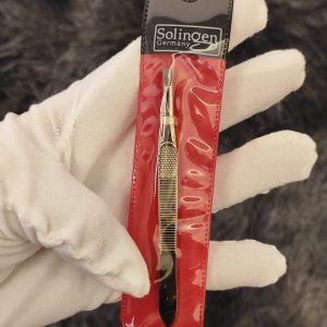 PINÇA RETA PONTA DOURADA SOLINGEN