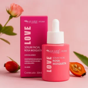 Sérum Facial Rosa Mosqueta Ácido Hialurônico - Max Love Momento de aplicação Dia/Noite Tipo de pele Todo tipo de pele