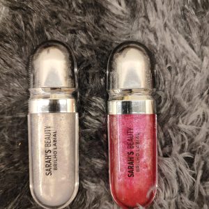 Nº1 e Nº4 Kit 2 Gloss Labial Sarah’s Beauty Brilho Intenso