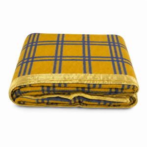 Cobertor 100% Algodão Amarelo Azul Índigo Tognato Cotton