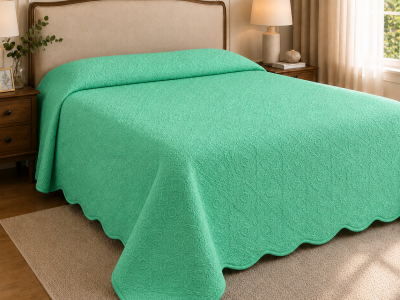 Colcha Piquet Tognato Capela Verde Caribe 100% Algodão