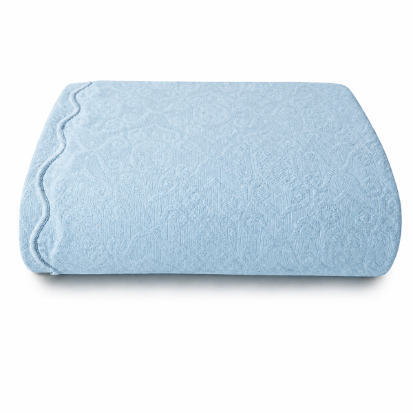 Colcha Piquet Azul Bambino Tognato Capela 100% Algodão