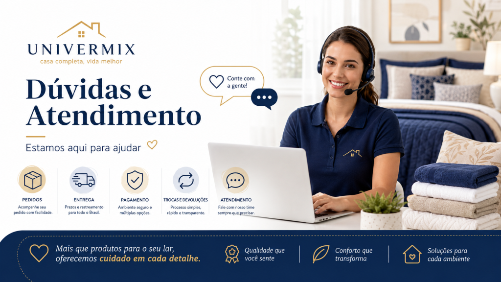 dúvidas e atendimento Univermix