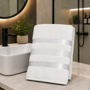 Toalha de Banho Suprema Luxo Branco 100% Algodão
