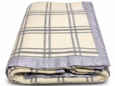 Cobertor Tognato Cotton Bege e Cinza 100% Algodão